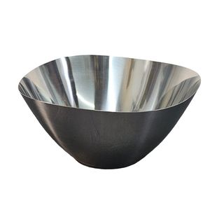 Ventes en gros de bols de service en acier inoxydable argenté personnalisés de luxe pour les fêtes, qualité supérieure, décoration de cuisine à domicile, tailles personnalisées disponibles - Product Image 6