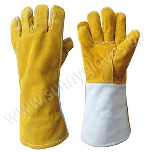 Guantes de Soldadura con Logotipo Personalizado, Guantes de Cuero para Hombre y Mujer, Protección Laboral de Alta Calidad, Mejores Guantes de Soldadura de Alta Seguridad - Product Image 2