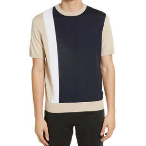 T-shirts en jersey de coton personnalisés à col rond décontractés 220 grammes Manches courtes T-shirt pour homme personnalisé avec impression personnalisée - Product Image 2