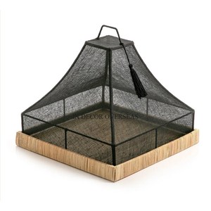 Venta caliente Diseñador de lujo Calidad superior Metal Latón Acabado antiguo Juego de 2 Bandeja para servir comida Centro de mesa de hotel - Product Image 6