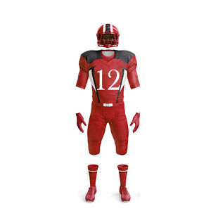 Camiseta de fútbol americano de manga corta de la mejor calidad, ropa deportiva transpirable, uniforme de sublimación de sarga - Product Image 2