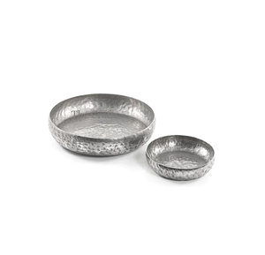 Set Of Two Round Shape Chocolates Bowl In Aluminium Gold Color Salad Serving Bowl <b>For</b> Home Dinnerware Use - Product Image 2