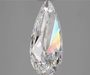 Vente en gros de diamants synthétiques taille poire cultivés en laboratoire 2.20 carats VVS certifiés par IGI de couleur blanche - Product Image 2