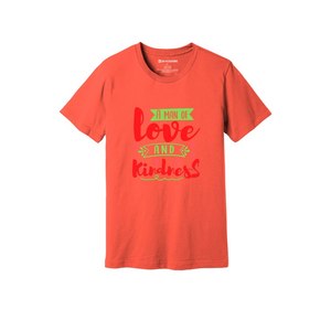 Camiseta informal de algodón 100% con temas de bondad 3D Imprimir 12 opciones de color 160-180 Colocación de diseño personalizable GSM pesado - Product Image 2