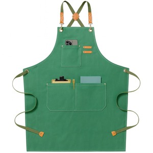 Factory Wholesale <b>Apron</b> Thickened Polyester Cotton Canvas <b>Apron</b> New Household <b>Kitchen</b> <b>Aprons</b> - Product Image 1