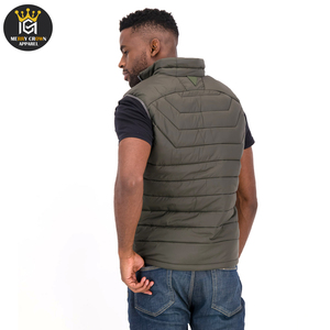Puffer <b>Vest</b> For Men Premium Quilted Outerwear Custom Logo Printing Service Latest Style Stand Collar Puffer Down <b>Vest</b> <b>Vest</b> - Product Image 5