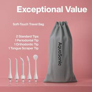 Hydropulseur AquaSonic-Hydropulseurs sans fil rechargeables pour le nettoyage des dents-Hydropulseur étanche, irrigateur oral - Product Image 5