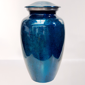 Urnas Funerarias de Metal de Diseño Moderno Hechas a Mano de Alta Calidad, Recipientes de Cremación Duraderos para Recuerdos, Superficies Grabadas para Cenizas - Product Image 1