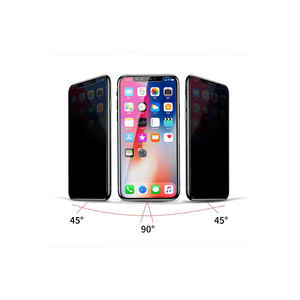 Protector de Pantalla de Vidrio Templado Anti-Espía TCMK Rika Premium, Dureza 9H, Privacidad, Película Anti-Estática para iPhone XS Max X, Película Frontal - Product Image 4