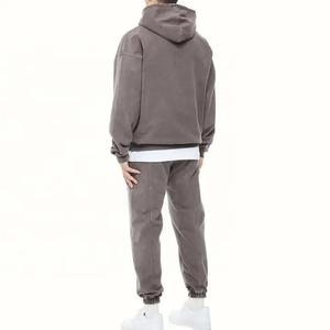Ensemble de survêtement en polaire avec sweat à capuche zippé et pantalon de jogging, intérieur brossé doux, confort décontracté, vêtements de détente - Product Image 5