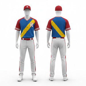 Conjunto de Uniforme de Béisbol con Diseño Sublimado, Tela Ligera, Ajuste Atlético Cómodo - Product Image 3