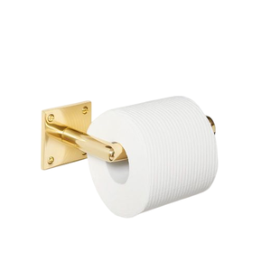 Portarrollos de Papel Higiénico de Metal con Acabado Dorado, Dispensador de Pared para Baño y Aseo, Uso en Hogares y Hoteles - Product Image 6