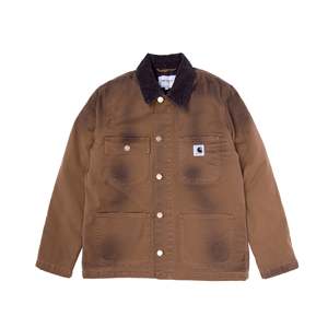 Veste utilitaire matelassée pour femme Michigan en toile respirante avec col en satin et peau de mouton, personnalisable, courte, pour l'automne - Product Image 1