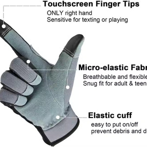 Conception personnalisée de gants en cuir synthétique pour la construction d'écrans tactiles industriels pour la vente en gros de travaux de mécaniciens - Product Image 5