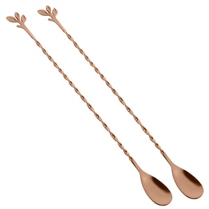 Agitateur en acier inoxydable de finition argentée de barman pour mélangeur de boissons de fête, agitateur de Cocktail de prix de gros pour l'agitation de boisson - Product Image 4