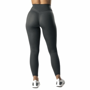 Leggings de yoga taille haute longueur cheville à imprimé géométrique, extensibles dans les quatre sens, en Spandex et Polyester, avec surpiqûres contrastées - Product Image 6