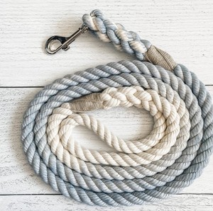Handmade Cotton Dog Rope Leash Wholesale Color Soft Cotton Rope Dog Leash / <b>Collar</b> - Product Image 1