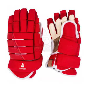 Gants de hockey sur glace en cuir de haute qualité, les plus vendus, légers, antidérapants, à doigts complets, avec fermeture auto-agrippante – Offre Spéciale - Product Image 3