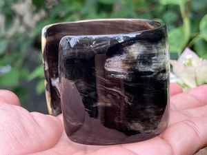 กำไลข้อมือเขาสัตว์ธรรมชาติสำหรับผู้หญิงและเด็กผู้หญิง  เครื่องประดับงานแต่งงาน ขัดเงาอย่างดีโดยผู้ผลิต - Product Image 5