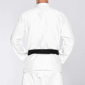 Chaqueta negra de contraste BJJ Gis Pearl Weave 450gsm, ropa de artes marciales de alta calidad, uniformes de Jiu-jitsu, Kimonos personalizados BJJ Gi - Product Image 6