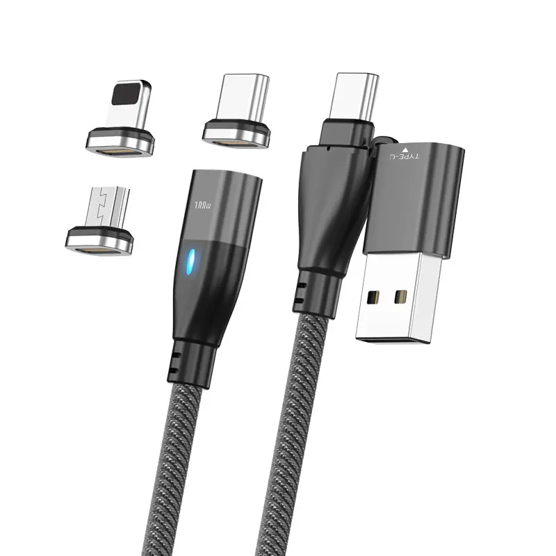 3a micro type c fast charging magnetic usb cable usb c micro fast charging magnet phone usb cable