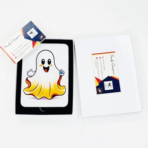 Boîte à cils Somofy Enterprises, emballage rectangulaire en carton, design fantôme d'Halloween, outil de beauté - Product Image 1