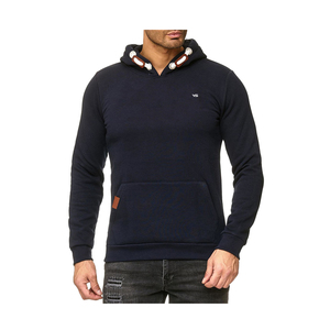 Sweats à capuche pour hommes de haute qualité avec logo brodé pull respirant décontracté Top vente vêtements d'hiver chauds col à capuche personnalisable - Product Image 1