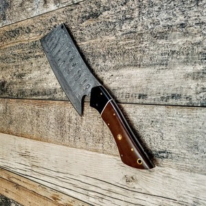 มีดทำครัวเหล็กดามัสกัสแบบมืออาชีพมีดเชฟสไตล์ญี่ปุ่นด้ามจับทำด้วยมือ - Product Image 3