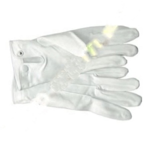Gants blancs 100% coton pour la sécurité des mains, Protection de la paume, gants lavables et respirants - Product Image 4