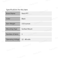 Interruptores de Circuito de Alta Tensión PTT de 25 Amperios T3 con Reinicio Manual, 12V-48VDC, Impermeables, de Montaje Superficial, para Barcos, Autocaravanas, Caravanas, Baterías y Motores