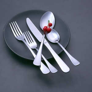 Ensemble de couverts de luxe minimalistes en acier inoxydable Snazzy pour 6 personnes, comprenant fourchettes et cuillères à café – Compatible lave-vaisselle, design moderne - Product Image 2