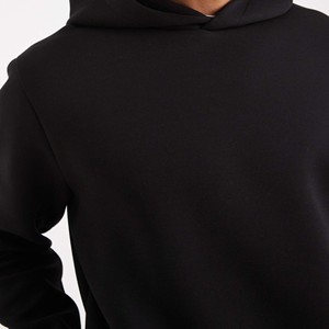 Sudadera con capucha lisa para hombre al por mayor, de tejido Air Layer, 460g, de forro polar técnico pesado, tipo jersey, corte estándar, frente liso, para personalización, venta al por mayor de fábrica - Product Image 2