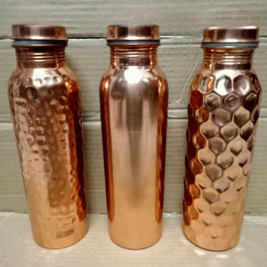 High Quality Stainless <b>Steel</b> Eco-Friendly Vintage Water <b>Bottle</b> for Yoga Workout 1000ml Capacity Unisex with Lid & Handgrip - Product Image 1