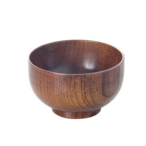 จัดส่งรวดเร็ว: ชามไม้100% ไม้ธรรมชาติออกแบบมาเพื่อความอเนกประสงค์ - Product Image 1