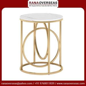 Productos de alta venta Mesa de centro de diseño moderno Mesa de centro redonda pequeña Uso para esquina de habitación y sala de estar a precio mayorista - Product Image 6