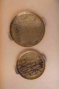 Plateaux de service de luxe modernes de qualité supérieure Plateaux décoratifs de couleur personnalisés multifonctionnels détachables - Product Image 3