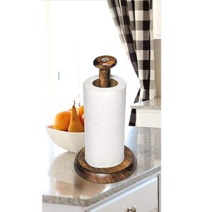 Best Selling Wooden Paper Napkin Roll <b>Stand</b> Kitchen and <b>Bathroom</b> Accessories-Tissue Boxes - Product Image 4
