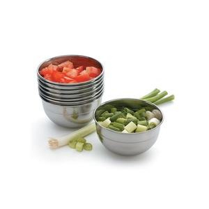 Grand bol de service en acier inoxydable pour mélanger la pâte à gâteau, pétrir la pâte ou préparer la salade dans les cuisines domestiques et commerciales - Product Image 3