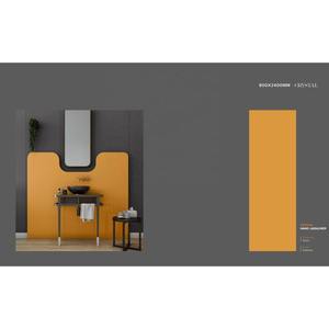 กระเบื้องพอร์ซเลนขัดเงานาโนสีน้ำตาลขนาด800x2400x15มม. พื้นกันน้ำสำหรับตกแต่งภายในบ้านดีไซน์หินเผา - Product Image 3