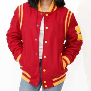 Blouson Bomber de Baseball Homme XL Haute Qualité avec Design et Logo Personnalisés, Col Montant en Toile, Motif Lettres, Hiver - Product Image 5