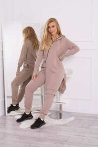 Sweat à capuche zippé surdimensionné Pulls et sweats à capuche zippés pour femmes Pull à capuche en molleton de coton éponge pour femmes (disponible en grande taille) - Product Image 4