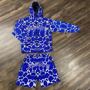 Prix d'usine, survêtement personnalisé en nylon imperméable léger, coupe-vent pour homme, ensemble de survêtement de jogging, vêtements de sport - Product Image 2