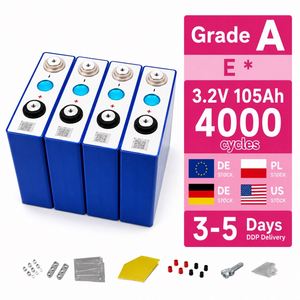 105Ah LiFePO4 Batterij LF105 Graad A 3.2V Prismatische Cel 100Ah/105Ah Lithium IJzer Fosfaat Batterij voor Energieopslagsysteem - Product Image 1