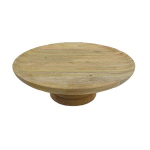 Exhibidores de Pastel de Madera Redondos Personalizados de Diseño Moderno con Acabados Naturales para Bodas, Cumpleaños y Fiestas - Product Image 3