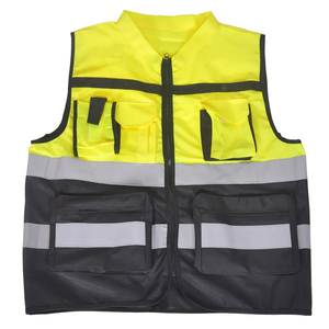 Chalecos DE SEGURIDAD reflectantes de alta visibilidad para hombre, ropa de trabajo con impresión de logotipo personalizado de la mejor calidad - Product Image 3