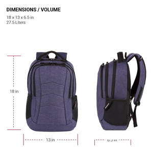 DANZY SPORTS Men's Multifunctional Business <b>Laptop</b> Backpack Waterproof <b>Headphone</b> Compartment 30-40L Capacity Customizable Logo - Product Image 5