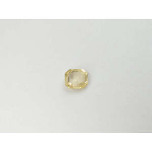 Gema de Zafiro Amarillo Natural de 9 x 11 mm, Corte Octogonal, Suelta, Sin Calentar, para Joyería - Product Image 3