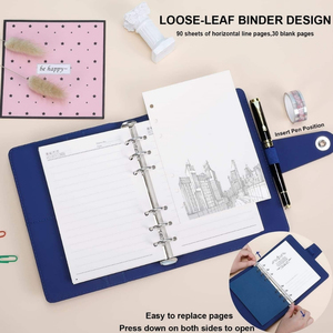 Máy tính xách tay Vòng da, hoàn chỉnh với phong bì tiền mặt dây kéo và bảng chi phí có tổ chức để theo dõi ở lại trên ngân sách của bạn - Product Image 4