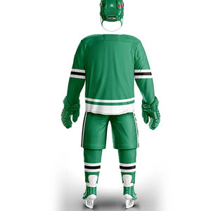 Uniforme de hockey sur glace pour hommes adultes 100% polyester séchage rapide et respirant couleurs personnalisées fabriqué au Pakistan coupe surdimensionnée - Product Image 2