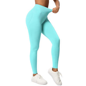 กางเกงเลคกิ้งออกกำลังกายเอวสูงสำหรับผู้หญิงกางเกงโยคะยกสะโพกระบายอากาศได้ดีแห้งเร็วไร้รอยต่อใหม่ - Product Image 2